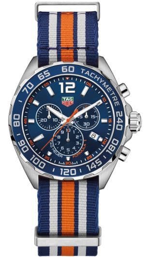 Tag Heuer Formula 1 Chronograph 43mm Blue Dial NATO Strap Watch for Men - CAZ1014.FC8196 Buy Now By Tag Heuer