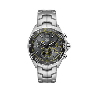 Tag Heuer Formula 1 Ayrton Senna Special Edition Grey Dial Silver Steel Strap Watch for Men - CAZ101AF.BA0637 Buy Now By Tag Heuer
