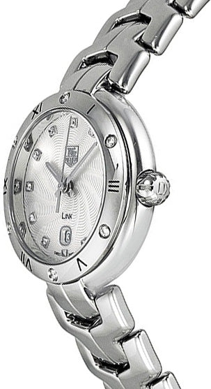 Tag Heuer Link Diamonds Silver Dial Silver Steel Strap Watch for Women - WAT1413.BA0954 Buy Now By Tag Heuer