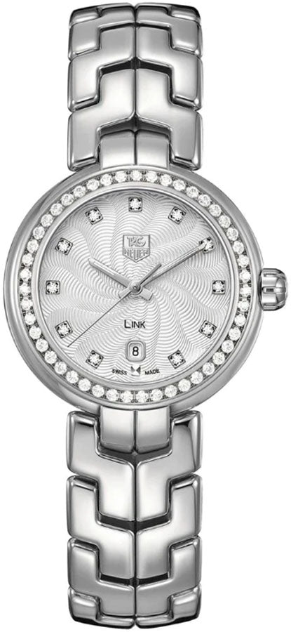 Tag Heuer Link Diamonds Silver Dial Silver Steel Strap Watch for Women - WAT1414.BA0954 Buy Now By Tag Heuer