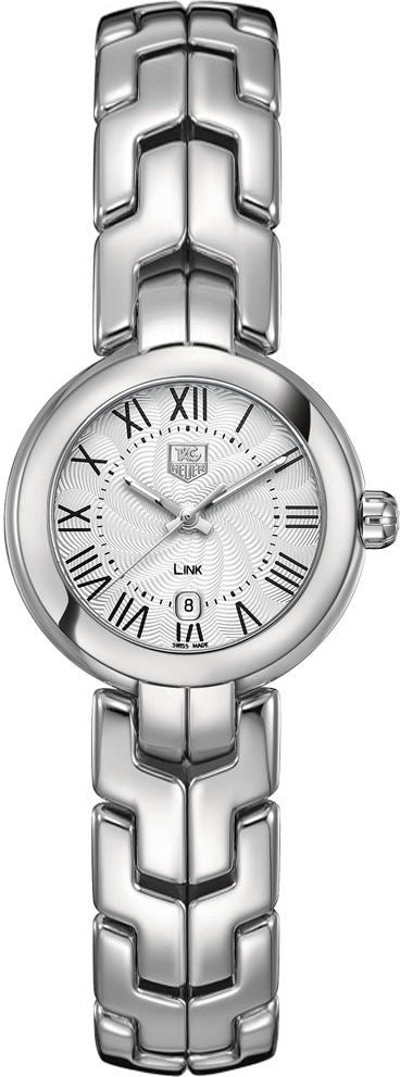 Tag Heuer Link Roman Numeral Silver Dial Silver Steel Strap Watch for Women - WAT1416.BA0954 Buy Now By Tag Heuer