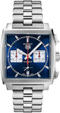 Tag Heuer Monaco Automatic Chronograph Blue Dial Silver Steel Strap Watch for Men - CBL2111.BA0644 Buy Now By Tag Heuer