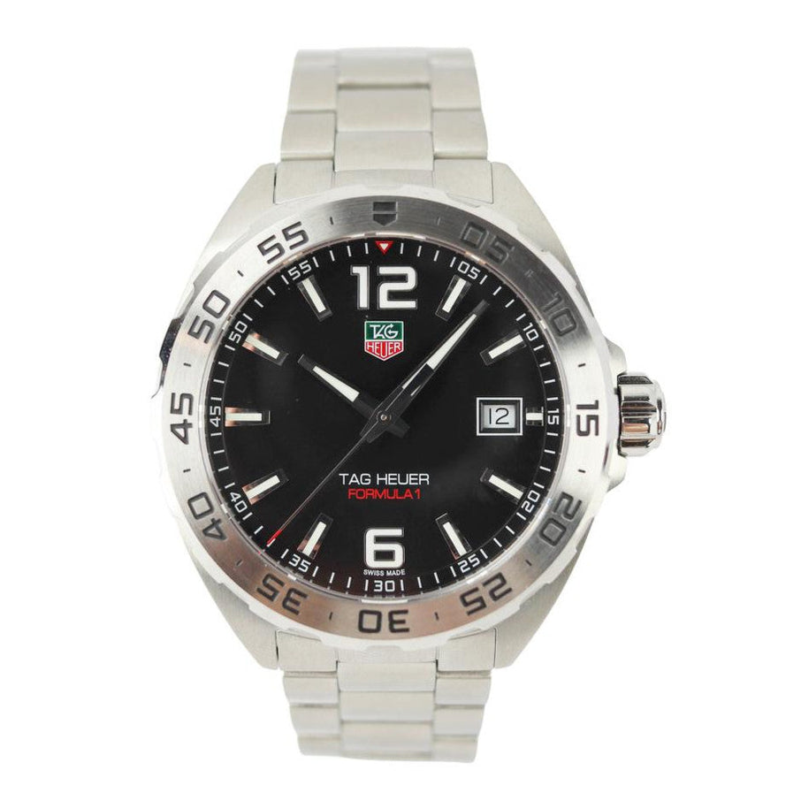 Tag Heuer Formula 1 Black Dial Silver Steel Strap Watch for Men - WAZ1112.BA0875 Buy Now By Tag Heuer
