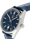 Tag Heuer Carrera Date Blue Dial Blue Leather Strap Watch for Men - WBN2112.FC6504 Buy Now By Tag Heuer