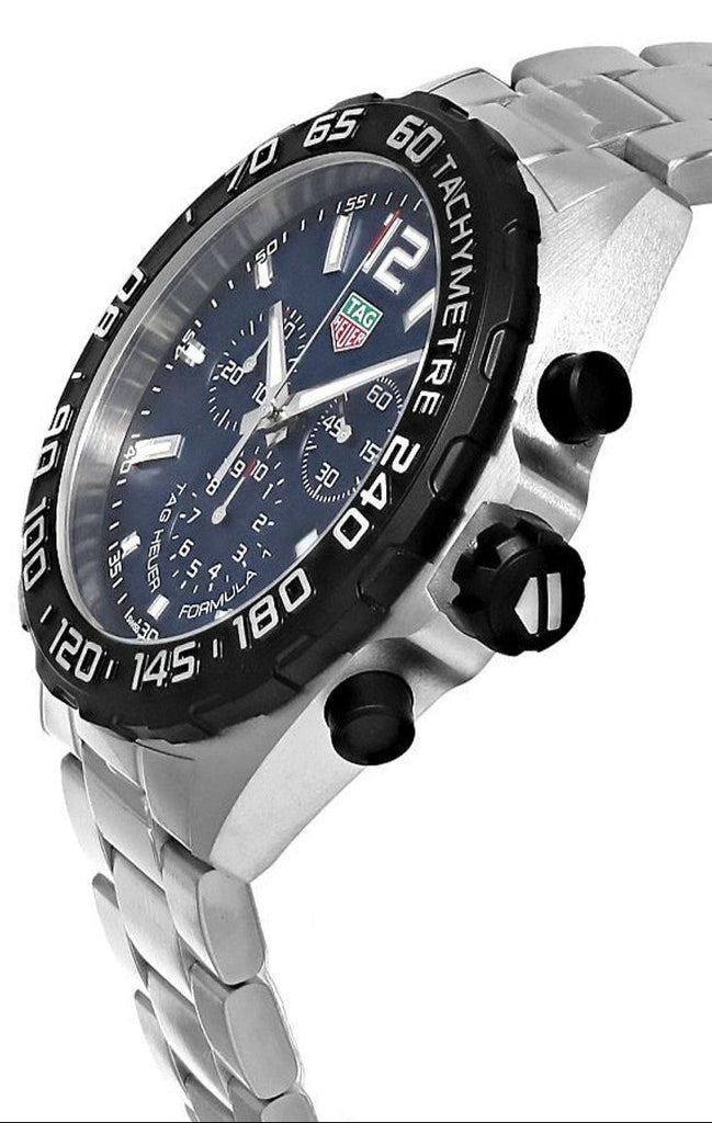 Tag Heuer Formula 1 Chronograph Blue Dial Silver Steel Strap Watch for Men - CAZ101AV.BA0842 Buy Now By Tag Heuer
