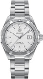 Tag Heuer Aquaracer Automatic White Dial Silver Steel Strap Watch for Men - WAY2111.BA0928 Buy Now By Tag Heuer