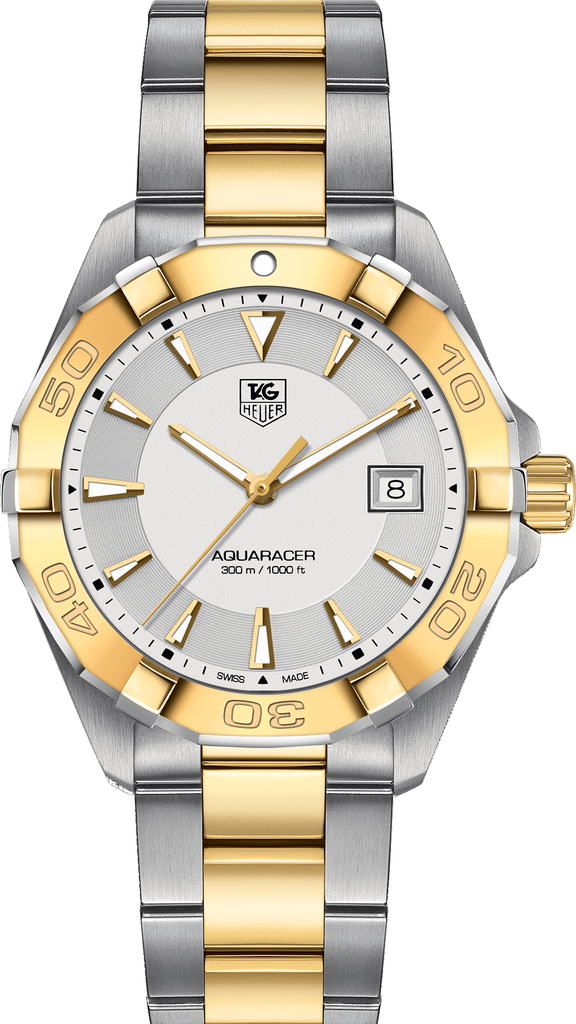 Tag Heuer Aquaracer Silver Dial Two Tone Steel Strap Watch for Women - WBD1120.BB0930 Buy Now By Tag Heuer