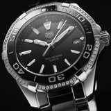 Tag Heuer Aquaracer Quartz Diamonds Black Dial Two Tone Steel Strap Watch for Women - WAY131G.BA0913 Buy Now By Tag Heuer