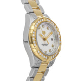 Tag Heuer Aquaracer Quartz Diamonds Mother of Pearl Dial Two Tone Steel Strap Watch for Women - WBD1423.BB0321 Buy Now By Tag Heuer