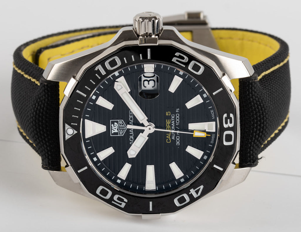Tag Heuer Aquaracer Black Dial Watch for Men - WAY211A.FC6362 Buy Now By Tag Heuer