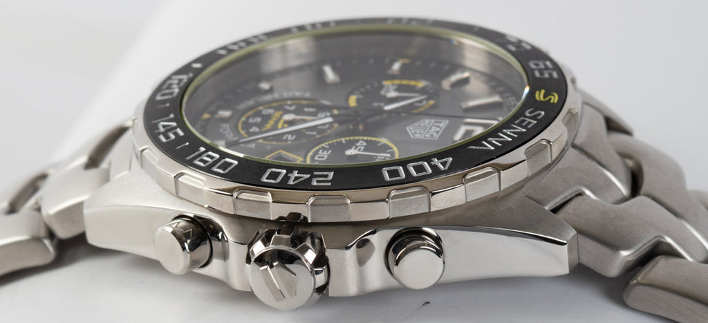 Tag Heuer Formula 1 Ayrton Senna Special Edition Grey Dial Silver Steel Strap Watch for Men - CAZ101AF.BA0637 Buy Now By Tag Heuer