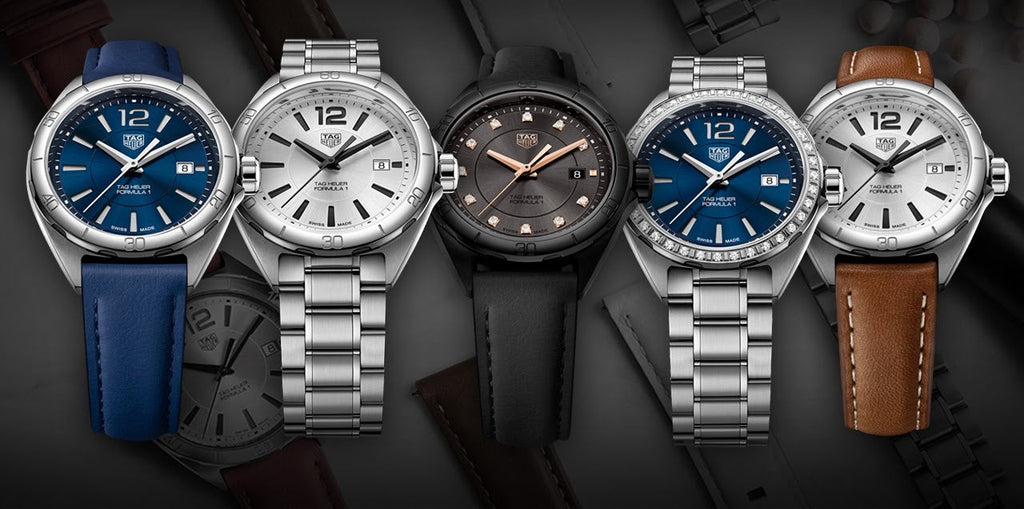 Tag Heuer Formula 1 Quartz Blue Dial Blue Leather Strap Watch for Women - WBJ1312.FC8231 Buy Now By Tag Heuer