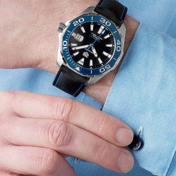 Tag Heuer Aquaracer Black Dial Watch for Men - WAY201C.FC6395