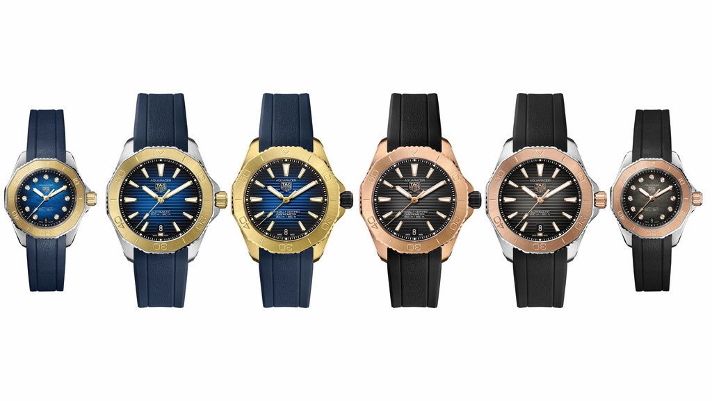 Tag Heuer Aquaracer Professional 200 Automatic Diamonds Blue Dial Blue Rubber Strap Watch for Women - WBP2450.FT6215 Buy Now By Tag Heuer