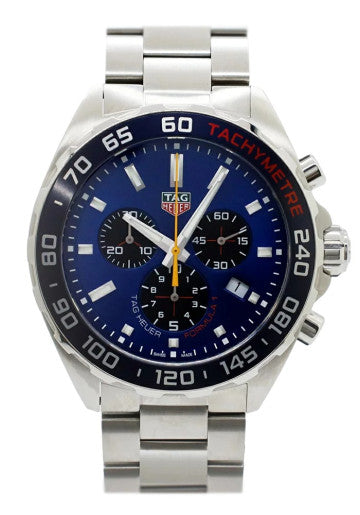 Tag Heuer Formula 1 Red Bull Racing Chronograph Blue Dial Silver Steel Strap Watch for Men - CAZ101AK.BA0842 Buy Now By Tag Heuer