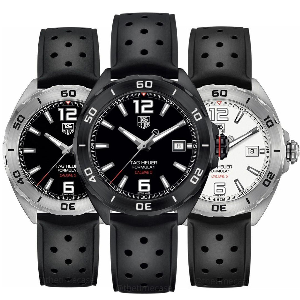 Tag Heuer Formula 1 Automatic Black Dial Black Rubber Strap Watch for Men - WAZ2113.FT8023 Buy Now By Tag Heuer