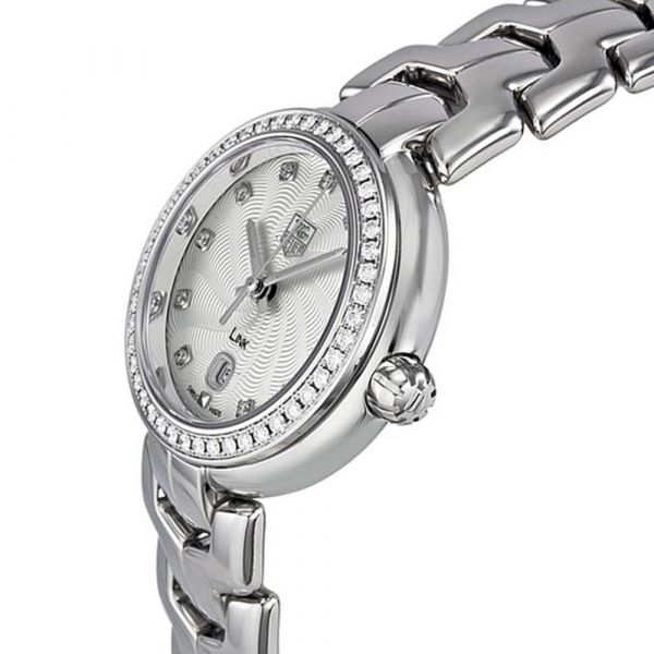Tag Heuer Link Diamonds Silver Dial Silver Steel Strap Watch for Women - WAT1414.BA0954 Buy Now By Tag Heuer