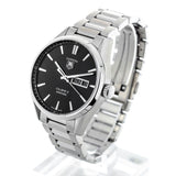 Tag Heuer Carrera Calibre 5 Automatic Black Dial Silver Steel Strap Watch for Men - WAR201A.BA0723 Buy Now By Tag Heuer