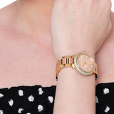 Michael Kors Taryn Rose Gold Dial Two Tone Steel Strap Watch For Women - MK6564 Buy Now By Michael Kors