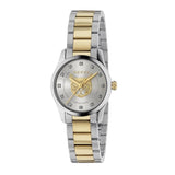 Gucci G Timeless Quartz Diamonds Silver Dial Two Tone Steel Strap Watch For Women - YA1265016 Buy Now By Gucci