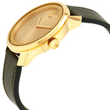 Movado Bold Gold Dial Blue Leather Strap Watch For Men - 3600469 Buy Now By Movado