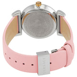 Versace V-Motif Silver Dial Pink Leather Strap Watch for Women - VERE00118 Buy Now By Versace