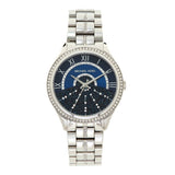 Michael Kors Lauryn Blue Dial Silver Steel Strap Watch for Women - MK3720 Buy Now By Michael Kors
