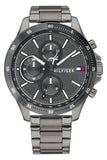 Tommy Hilfiger Bank Grey Dial Grey Steel Strap Watch for Men - 1791719 Buy Now By Tommy Hilfiger