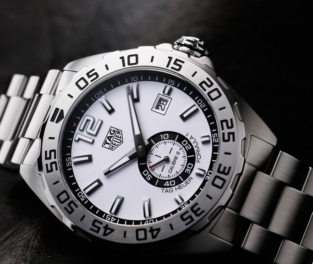 Tag Heuer Formula 1 Calibre 6 Automatic White Dial Silver Steel Strap Watch for Men - WAZ2013.BA0842 Buy Now By Tag Heuer