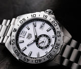Tag Heuer Formula 1 Calibre 6 Automatic White Dial Silver Steel Strap Watch for Men - WAZ2013.BA0842 Buy Now By Tag Heuer