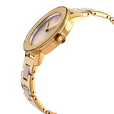 Movado Bold Beige Dial Two Tone Steel Strap Watch For Women - 3600640 Buy Now By Movado