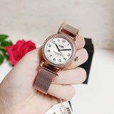 Coach Madison White Dial Rose Gold Mesh Bracelet Watch for Women - 14503398 Buy Now By Coach