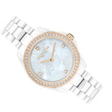 Coach Preston Mother of Pearl White Dial White Steel Strap Watch for Women - 14503662 Buy Now By Coach