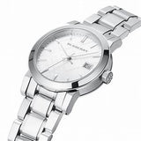 Burberry The City Silver Dial Silver Steel Strap Watch for Men - BU9037 Buy Now By Burberry
