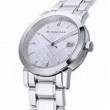 Burberry The City Silver Dial Silver Steel Strap Watch for Women - BU9035 Buy Now By Burberry