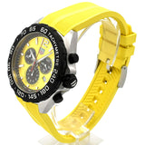 Tag Heuer Formula 1 Chronograph Yellow Dial Yellow Rubber Strap Watch for Men - CAZ101AM.FT8054 Buy Now By Tag Heuer