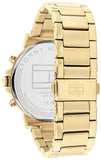 Tommy Hilfiger Tyson Chronograph Black Dial Gold Steel Strap Watch For Men - 1710589 Buy Now By Tommy Hilfiger