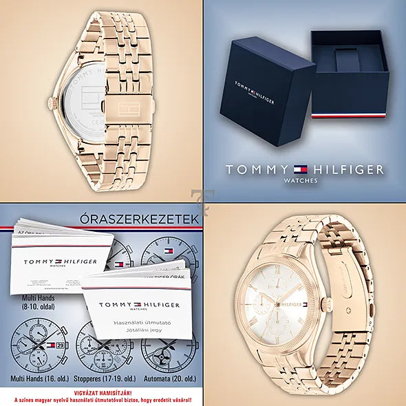 Tommy Hilfiger Monica Quartz White Dial Gold Steel Strap Watch For Women - 1782593 Buy Now By Tommy Hilfiger