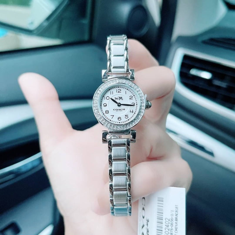 Coach Madison Silver Dial Silver Steel Strap Watch for Women - 14502402 Buy Now By Coach
