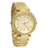 Michael Kors Parker Gold DIal Gold Steel Strap Watch for Women - MK5842 Buy Now By Michael Kors