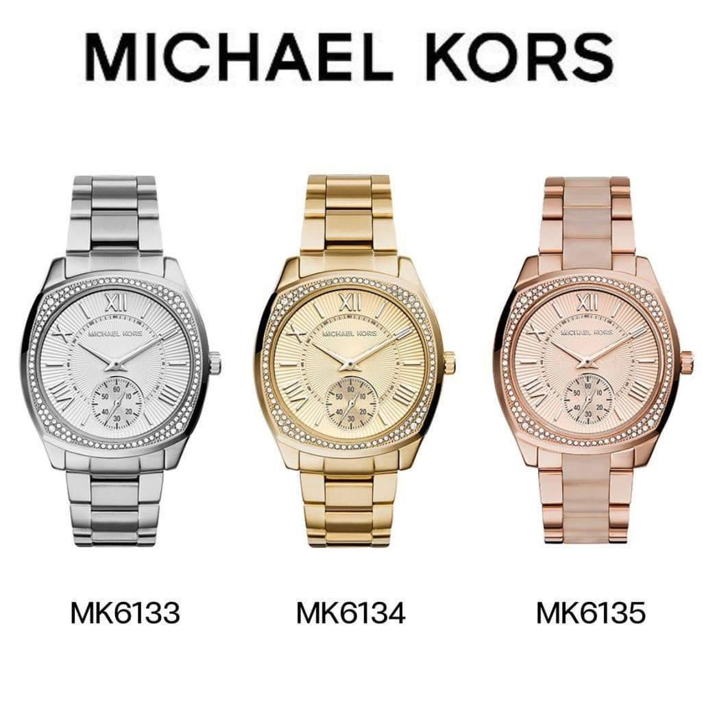 Michael Kors Bryn Quartz Silver Dial Silver Steel Strap Watch For Women - MK6133 Buy Now By Michael Kors