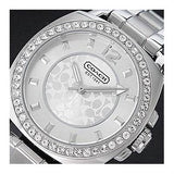 Coach Mini Boyfriend Diamonds Silver Dial Silver Steel Strap Watch for Women - 14501699 Buy Now By Coach