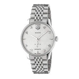 Gucci G Timeless Automatic Silver Dial Silver Steel Strap Watch for Men - YA126354 Buy Now By Gucci