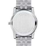 Movado Museum Diamonds Black Dial Silver Steel Strap Watch For Men - 606878 Buy Now By Movado