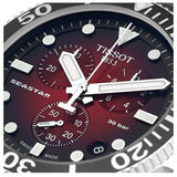 Tissot Seastar 1000 Chronograph Red Dial Black Rubber Strap Watch For Men - T120.417.17.421.00 Buy Now By Tissot