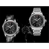 Breitling Premier B01 Chronograph 42 Black Dial Black Leather Strap Watch for Men - AB0145221B1P1 Buy Now By Breitling