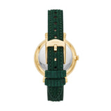 Fossil Jacqueline Multifunction Moonphase Mother of Pearl White Dial Green Leather Strap Watch for Women - ES5244 Buy Now By Fossil
