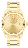 Movado Bold Verso Gold Dial Gold Steel Strap Watch for Men - 3600861 Buy Now By Movado
