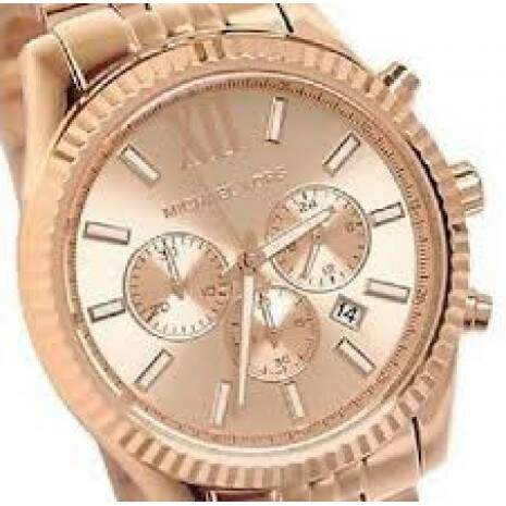 Michael Kors Lexington Rose Gold Dial Rose Gold Steel Strap Watch for Men - MK8319 Buy Now By Michael Kors