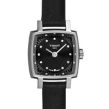 Tissot Lovely Square Quartz Diamonds Black Dial Black Leather Strap Watch For Women - T058.109.16.056.00 Buy Now By Tissot